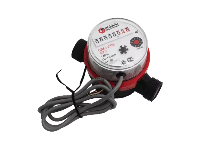 Счетчик воды СВК-15ГПИ Ду15, L=110 мм, пластиковый корпус, с импульсным выходом