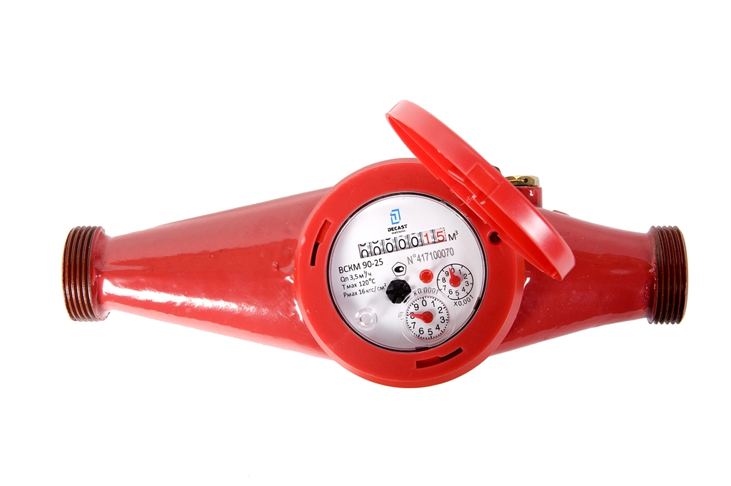 Счетчик воды многоструйный Декаст ВСКМ 90-25 3