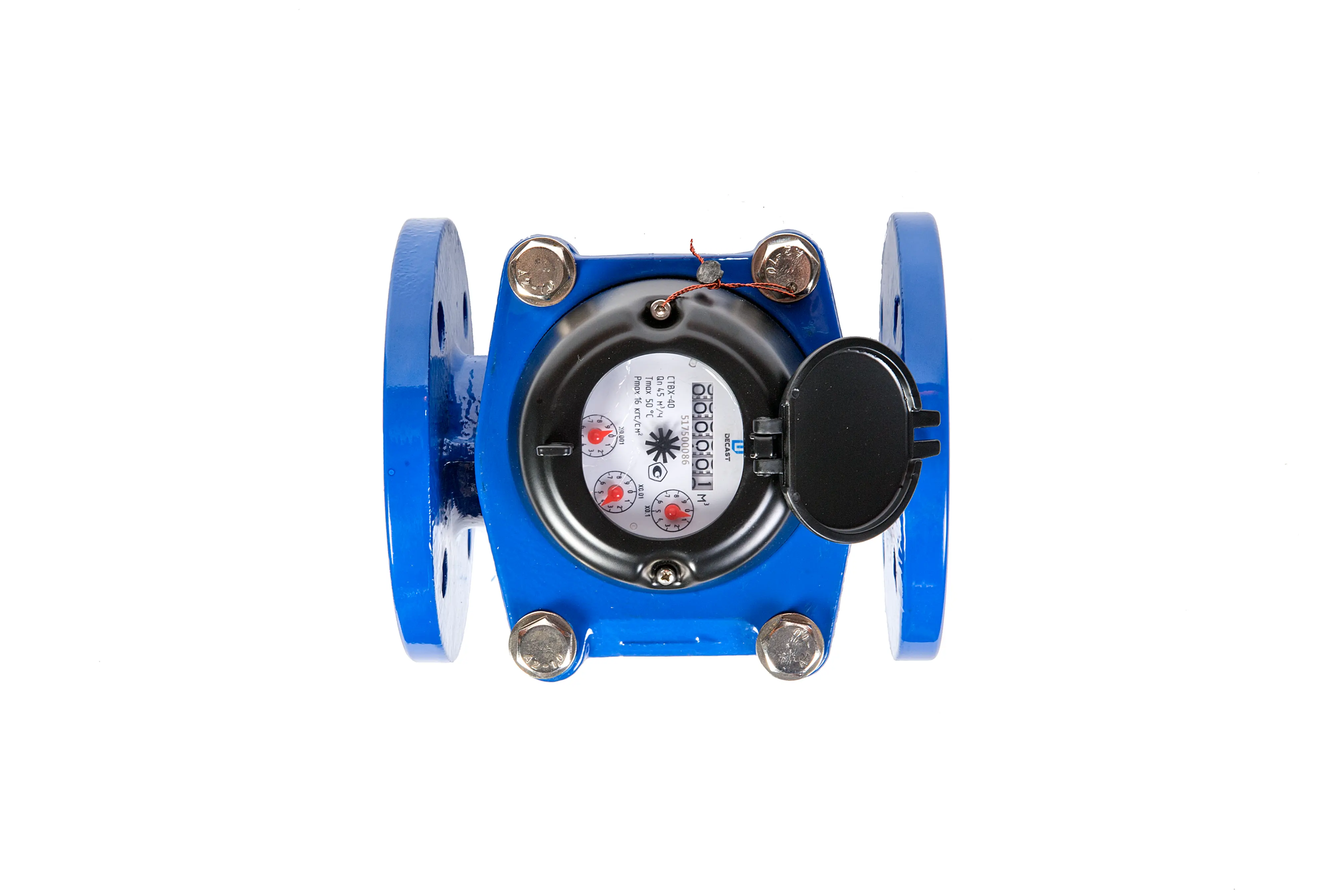 Счетчик воды турбинный Декаст СТВХ-40 с импульсным выходом (ДГ) 4