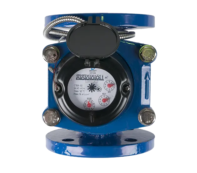 Счетчик воды турбинный Декаст СТВХ-50 с импульсным выходом (ДГ) 2