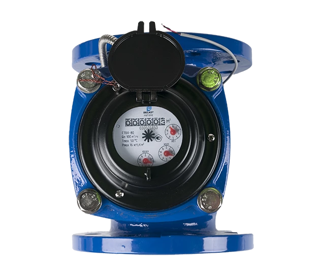 Счетчик воды турбинный Декаст СТВХ-80 с импульсным выходом (ДГ) 3