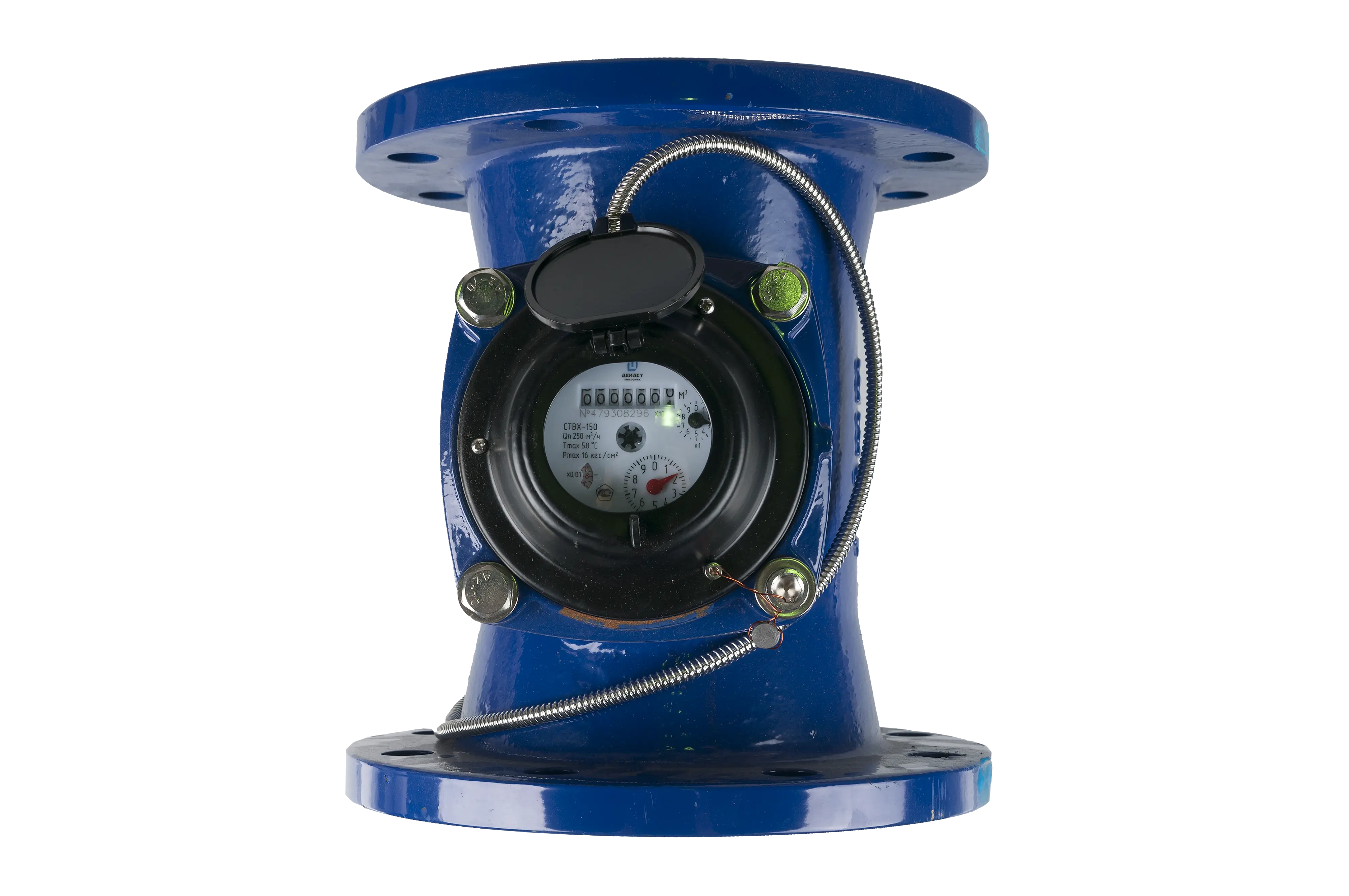 Счетчик воды турбинный Декаст СТВХ-150 с импульсным выходом (ДГ) 3