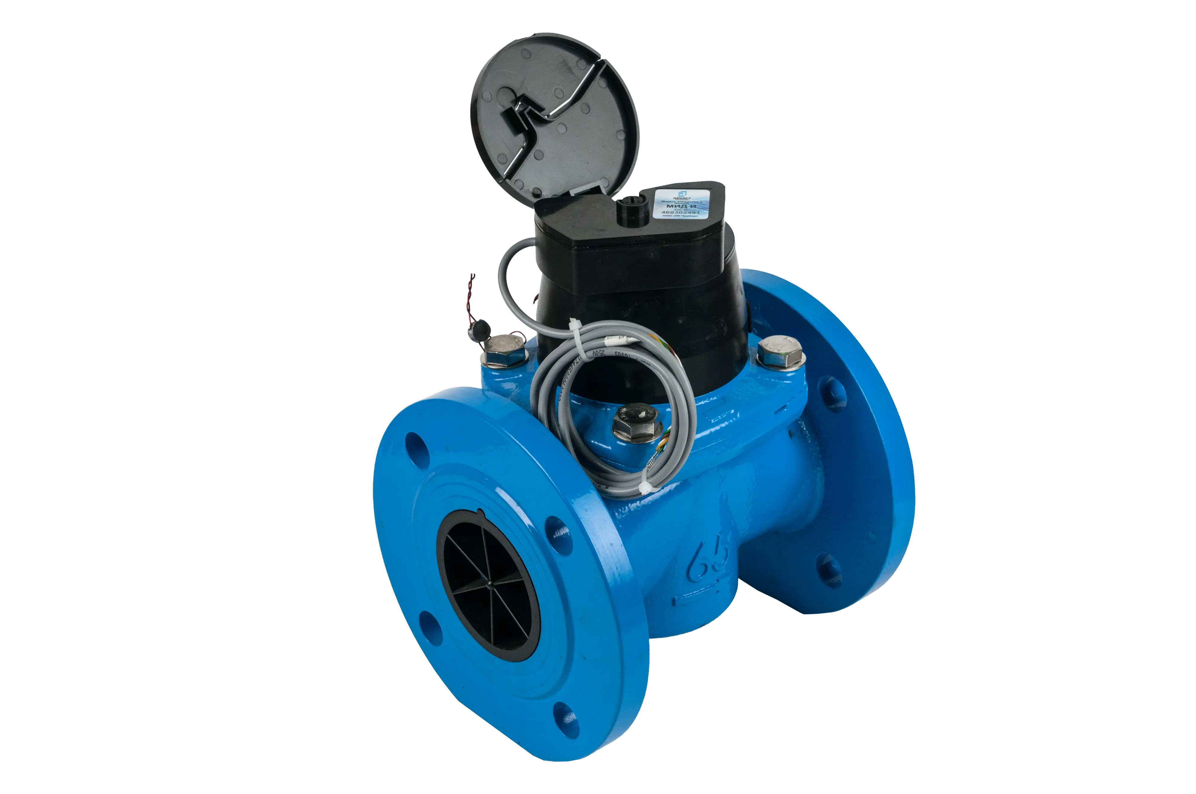 Счетчик воды турбинный Декаст СТВХ-50 "СТРИМ" Класс "С" с импульсным выходом типа "открытый коллектор" (МИД И) IP68