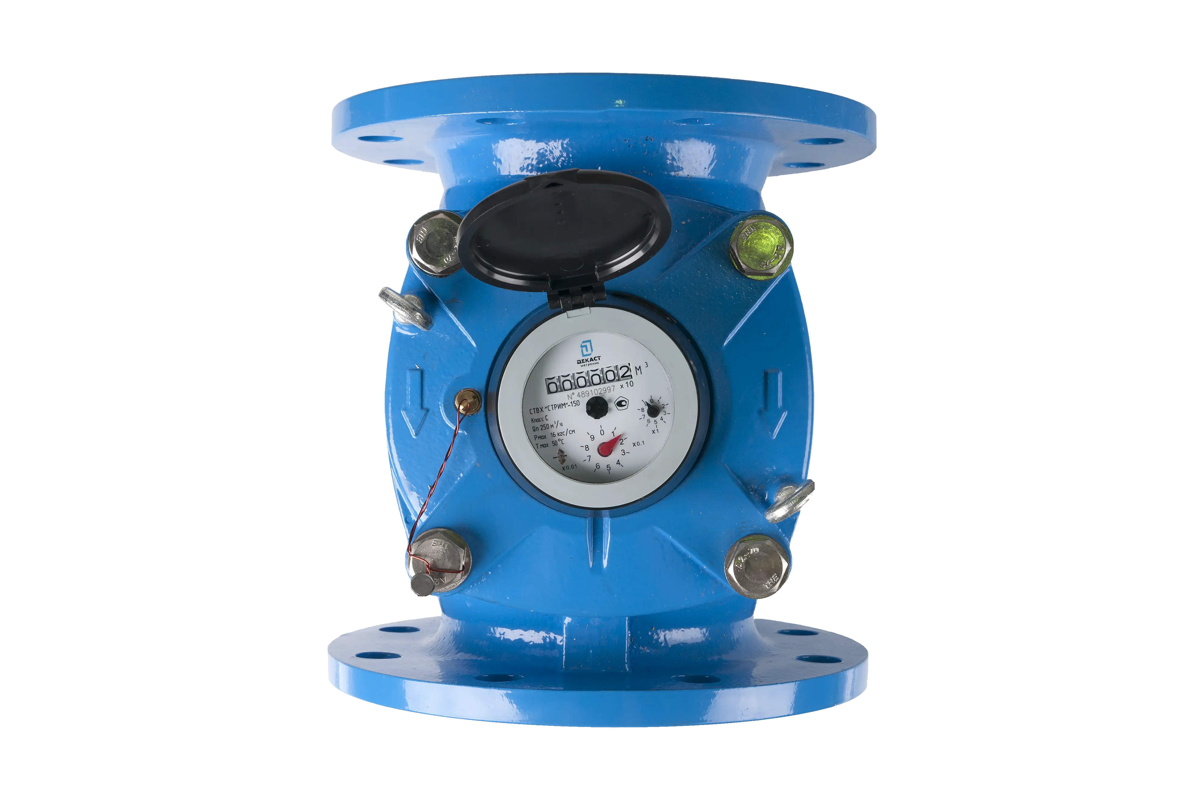 Счетчик воды турбинный Декаст СТВХ-150 "СТРИМ" Класс "С" IP68 4