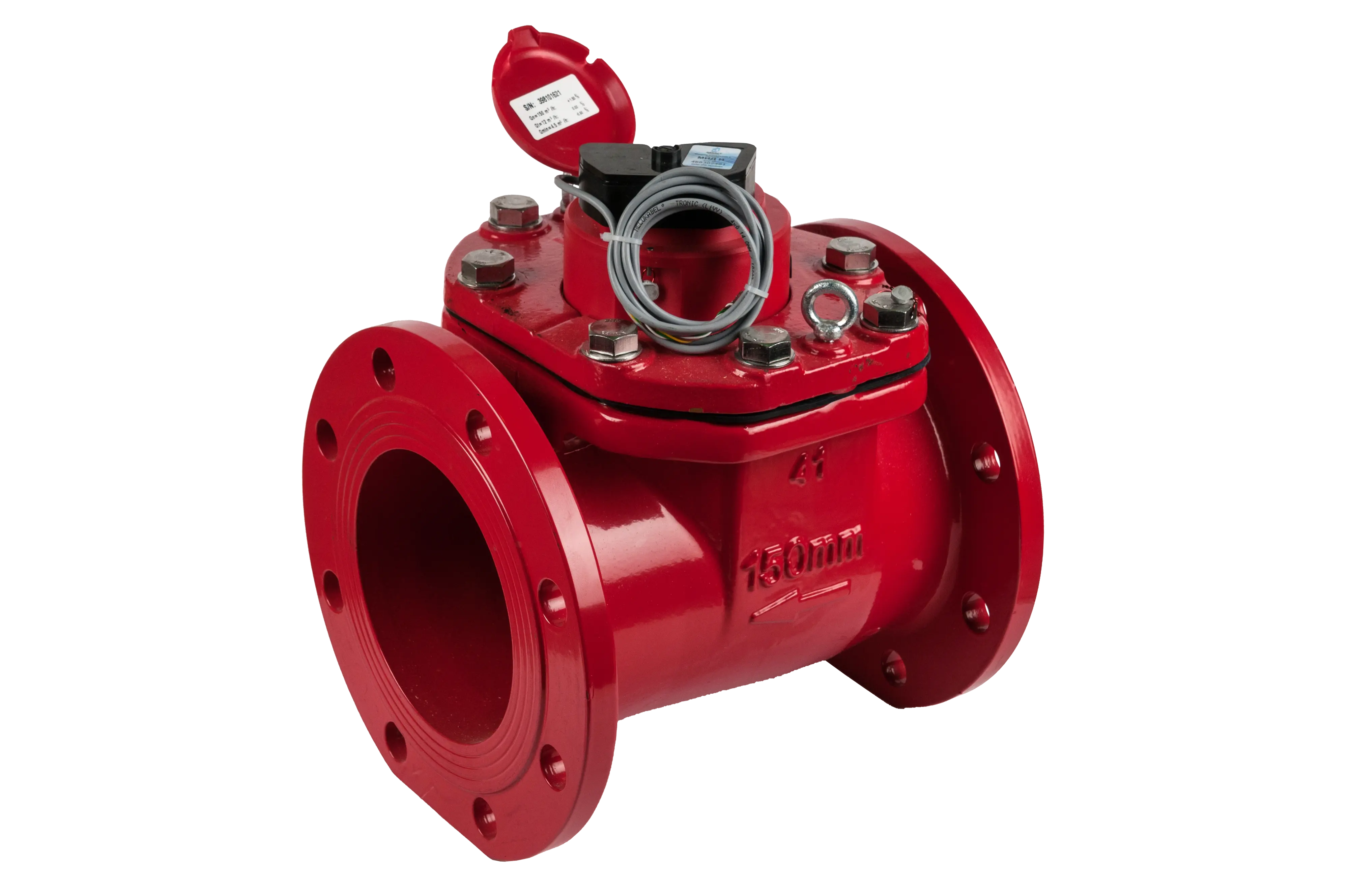 Счетчик воды турбинный Декаст СТВУ-150 с импульсным выходом типа "открытый коллектор" (МИД И) (IP68)