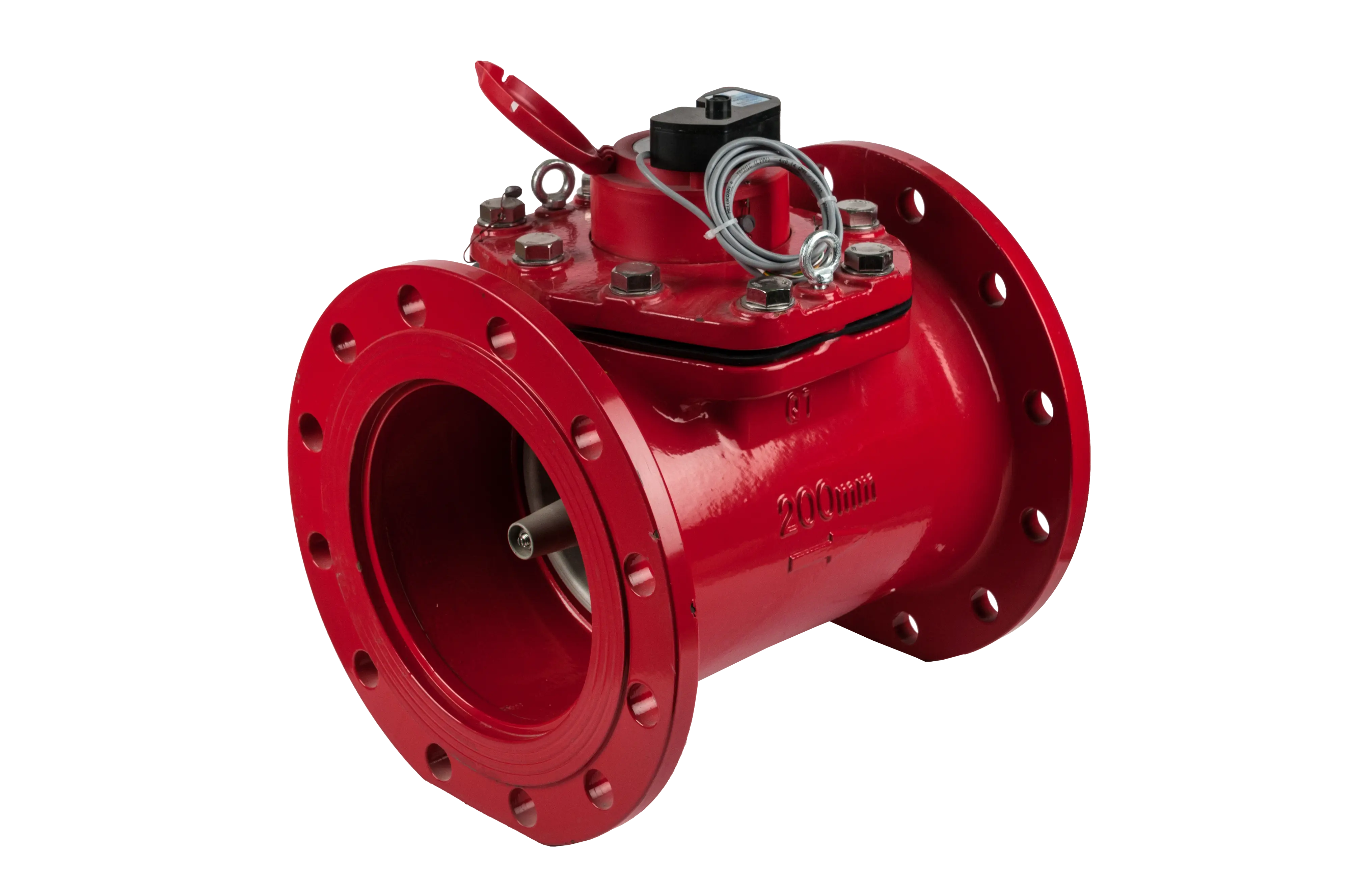 Счетчик воды турбинный Декаст СТВУ-200 с импульсным выходом типа "открытый коллектор" (МИД И) (IP68)